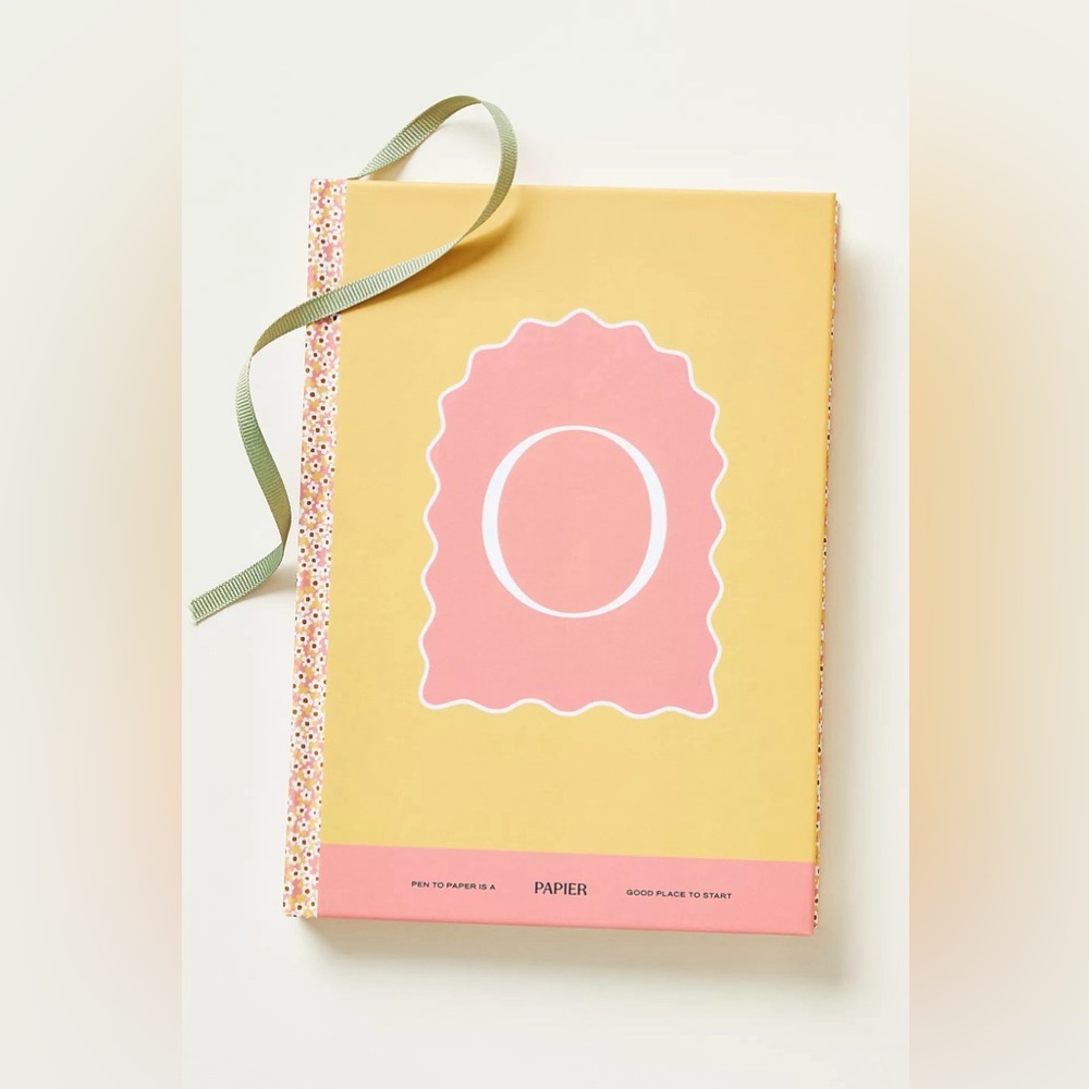 Anthropologie PAPIER X ANTHROPOLOGIE MONOGRAM JOURNAL Style 90234667 Letter O